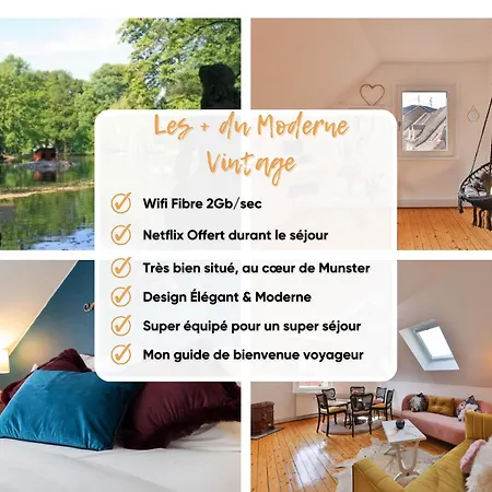 Le Moderne Vintage Hyper Centre,3 Chambres, Neuf Au Calme, 3 Etoiles Apartmán